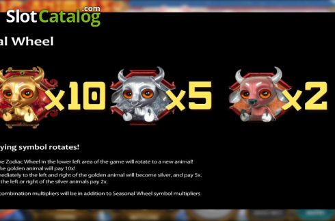 Bildschirm7. 12 Animals (Nucleus Gaming) slot