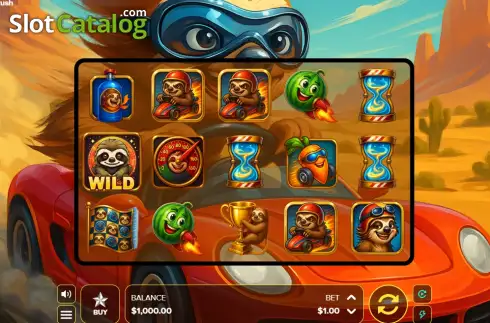 Écran2. Sloth Rush Machine à sous