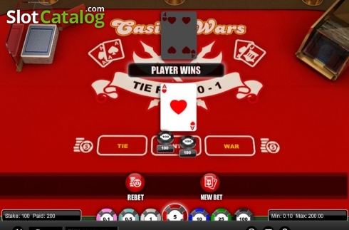 Οθόνη4. Casino Wars (1X2gaming) Κουλοχέρης 