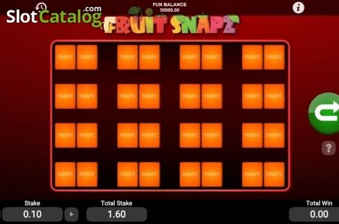 Bildschirm2. Fruit Snapz slot
