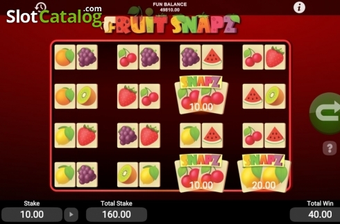 Skärmdump4. Fruit Snapz slot