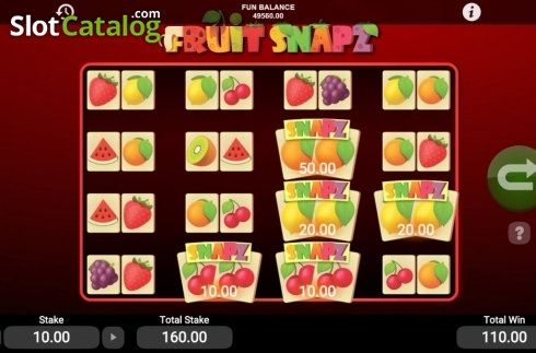 Win Screen 3. Fruit Snapz slot
