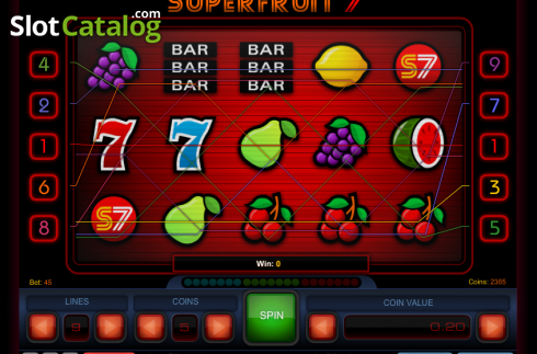 Bildschirm5. Super Fruit 7 slot