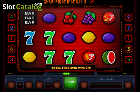 Bildschirm7. Super Fruit 7 slot
