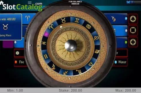 Win Screen. Astro Roulette slot