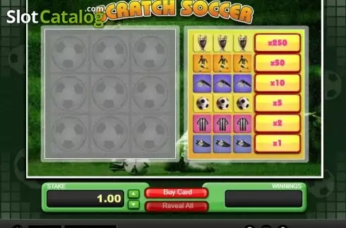 Ekran2. Scratch Soccer yuvası