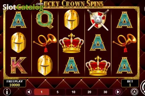 Skärmdump2. Lucky Crown Spins slot