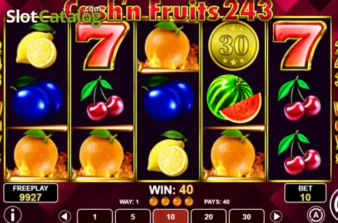 Skärmdump6. Cash & Fruits 243 slot