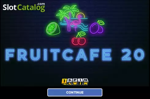 Start Screen. Fruit Cafe 20 slot