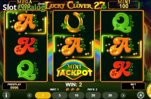 Win screen 2. Lucky Clover 27 slot