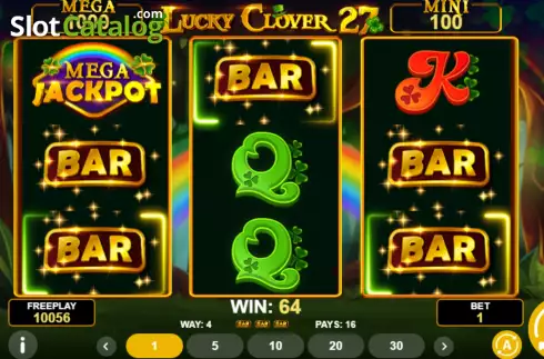 Win screen 3. Lucky Clover 27 slot