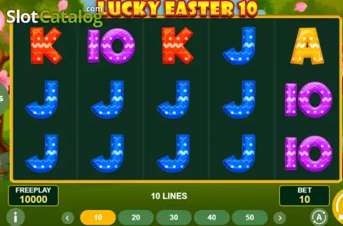 画面2. Lucky Easter 10 カジノスロット