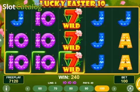 Win Screen 2. Lucky Easter 10 slot