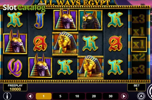 Écran2. All Ways Egypt Machine à sous