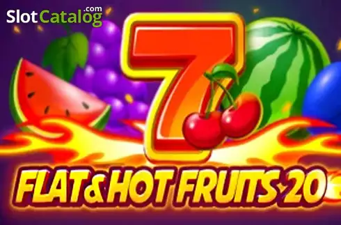 Flat & Hot Fruits 20 Логотип