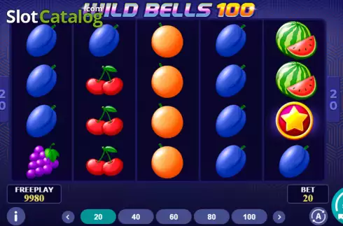 Bildschirm2. Wild Bells 100 slot