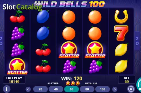 Win screen 2. Wild Bells 100 slot
