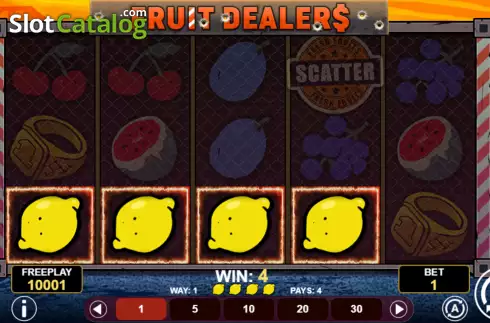 Ecran4. Fruit Dealers slot
