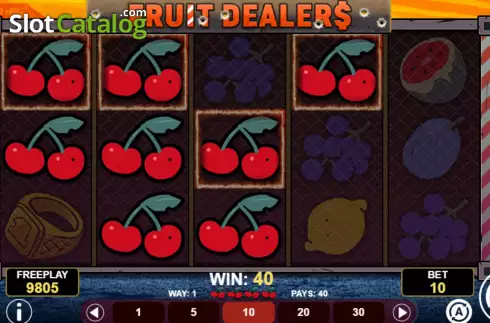 Скрин5. Fruit Dealers слот