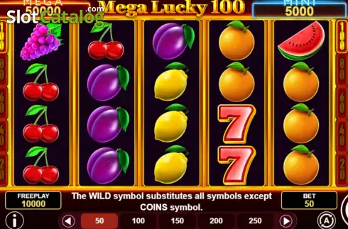 Schermo2. Mega Lucky 100 slot