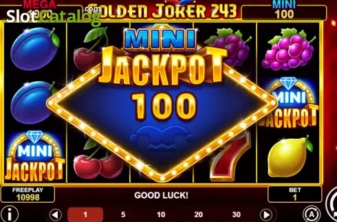 Win screen 2. Golden Joker 243 slot