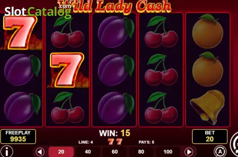 Skärmdump3. Wild Lady Cash slot