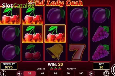 Schermo4. Wild Lady Cash slot