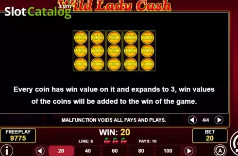 Skärmdump9. Wild Lady Cash slot