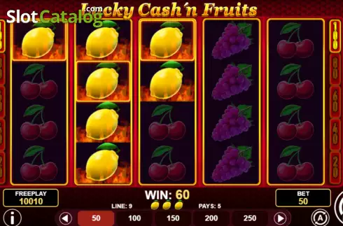 Οθόνη3. Lucky Cash'n Fruits Κουλοχέρης 
