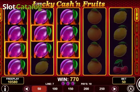 Bildschirm4. Lucky Cash'n Fruits slot