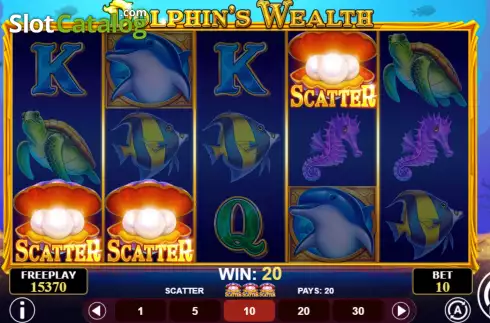 Schermo8. Dolphin's Wealth slot
