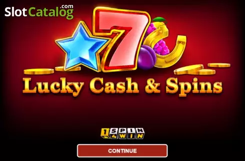 Start Screen. Lucky Cash And Spins slot