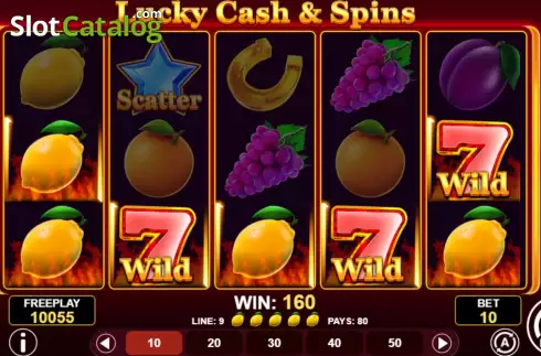 Win Screen 2. Lucky Cash And Spins slot