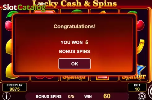 Schermo8. Lucky Cash And Spins slot