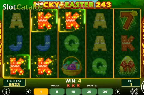 Ecran5. Lucky Easter 243 slot