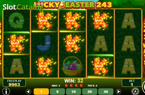 Win Screen 3. Lucky Easter 243 slot