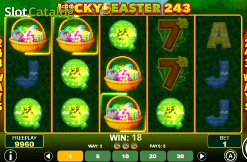 Win Screen 4. Lucky Easter 243 slot