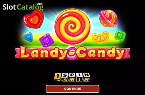 Start Screen. Landy-Candy slot