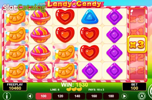 Win Screen 3. Landy-Candy slot