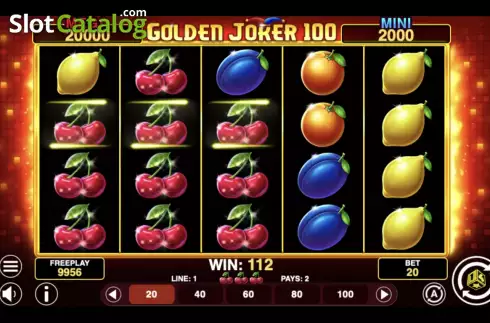 Win Screen 3. Golden Joker 100 slot