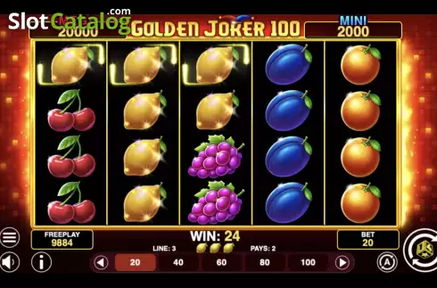 Skärmdump6. Golden Joker 100 slot