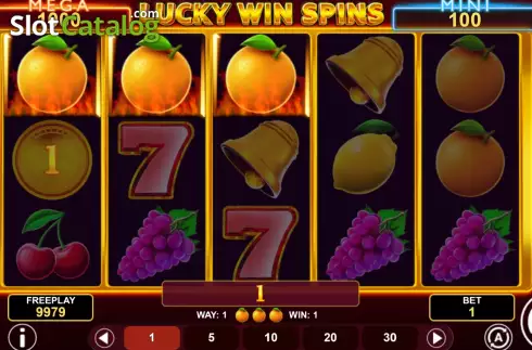 画面3. Lucky Win Spins カジノスロット