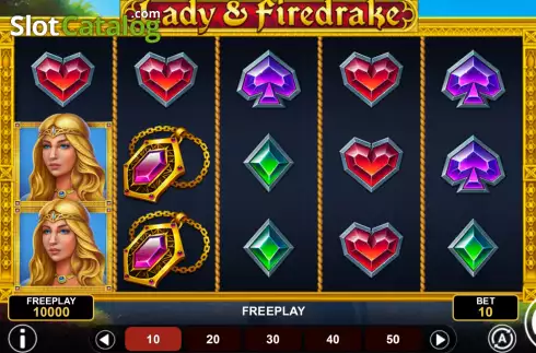 Скрін2. Lady & Firedrake слот