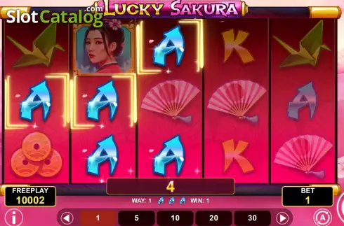 画面3. Lucky Sakura カジノスロット