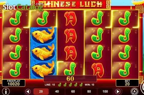 Ekran3. Chinese Luck yuvası
