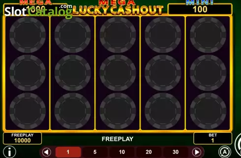 Game screen. Mega Lucky Cashout slot
