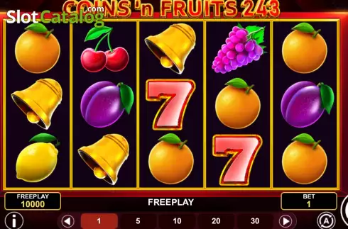 Скрін2. Coins and Fruits 243 слот