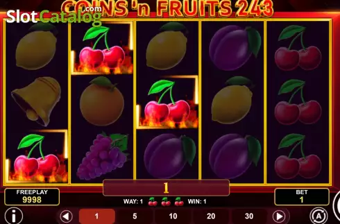 Скрін3. Coins and Fruits 243 слот