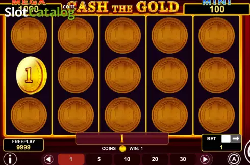 Win screen. Cash The Gold Hold & Win slot