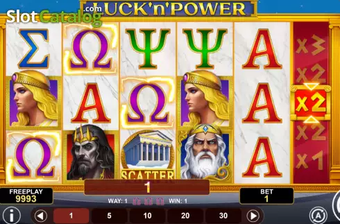 Win screen. Luck'n'Power slot